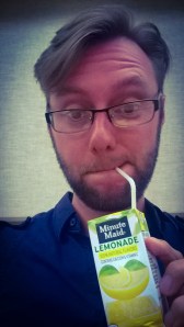 Snacks--and whose responsibility it is to bring them--occupies a full page in the syllabus for THEA 600.  The first week, Shane started the trend with bringing juice boxes.  I dutifully carried out the following with Jumex.  Liv, thanks for the Minute Maid this week.